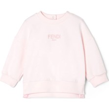 Fendi Açık Pembe Kız Bebek Sweatshirt