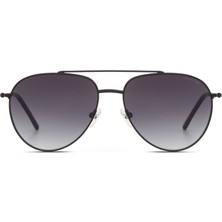 Cerruti 1881 Cr 80050 C4 Pilot Mat Siyah Metal Erkek Güneş Gözlüğü