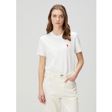 Ami Paris Beyaz T-Shirt