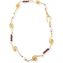 Besign Jewellery Zarif Dalgalar Choker Kadın Kolye