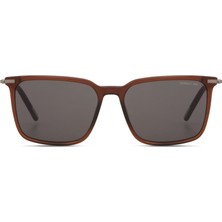Cerruti 1881 Cr 80045 C3 Dikdörtgen Kahverengi Asetat Erkek Güneş Gözlüğü