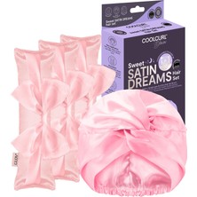Coolcurl Sweet Dreams Satin Set Pink
