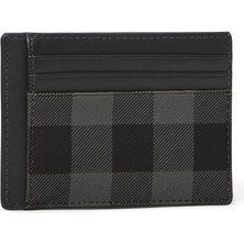 Burberry Check Gri Deri Erkek Kartlık