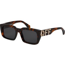 Off-White OERI125 6007 Havana Asetat Unisex Güneş Gözlüğü