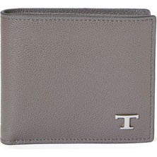 Tod's Gri Erkek Deri Cüzdan