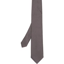 Zegna Desenli Ipek Kravat
