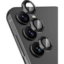 Nacario Mey Ithalat®  Samsung Galaxy A24 4g Valdez Metal Kamera Lens - Siyah