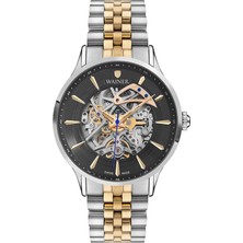 Wainer 25705-C Gri Çelik Erkek Kol Saati