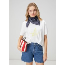  club kırık beyaz sarı logolu t-shirt