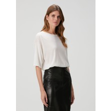 Toteme Oversize Beyaz Yün T-Shirt
