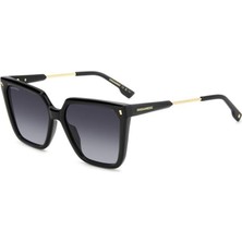 Dsquared2 D2 0135/S 80790 Asetat Siyah Kadın Güneş Gözlüğü