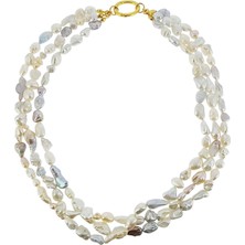 Ezra Baghaki Jewellery "azure Inci 925 Ayar Gümüş Kadın Kolye