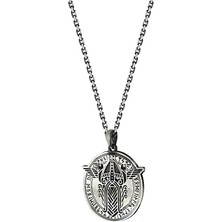 Kayra Khan Viking Warrior Talisman Erkek Gümüş Kolye