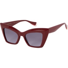 Gigi Studios Vanguard Rosalie 6761 6 Bordo Asetat Kadın Güneş Gözlüğü