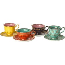 Polspotten Tea Set Grandpa Porselen 4'lü Çay Fincan Seti