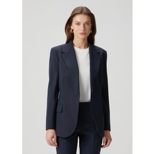 Theory Lynnia Lacivert Yün Blazer