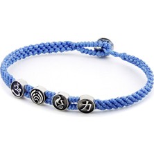 Boga Strenght Symbols Flat Braided Gümüş Bileklik