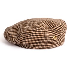 Sibi Hats Chantel Kareli Kaşmir Unisex Beret Şapka