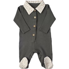 Koalav Forest Green Uzun Kollu Ayaklı Unisex Bebek Tulum