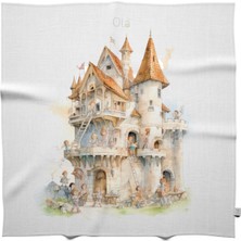 Ola Bebes Mutluluk Şatosu Bebek Müslin Örtü Set