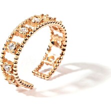 The Anoukis 9 Diamonds 14 Ayar Rose Gold Ear Cuff