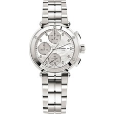 Herbelin Newport Chronograph 35688B89 Pırlantalı Çelik Kadın Kol Saati