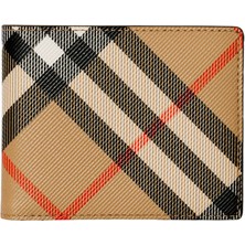 Burberry Bifold Bej Erkek Cüzdan