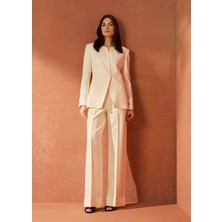  collection kırık beyaz yün ceket