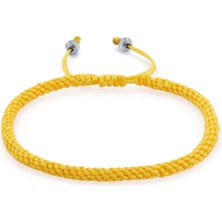 AtolyeWolf Knot Sarı Erkek Bileklik