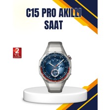 Hsc Bilişim Gümüş Akıllı Saat 46MM Kasa