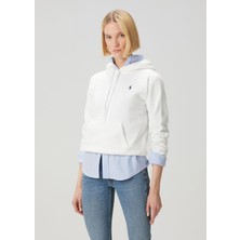 Polo Ralph Lauren Beyaz Kapüşonlu Sweatshirt