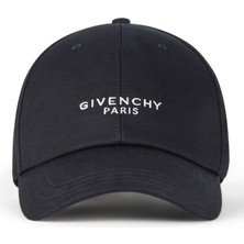 Givenchy Siyah Logo Nakışlı Erkek Şapka