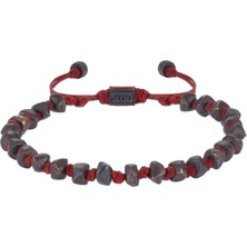 Juju Rock Bordo Bronz Erkek Bileklik