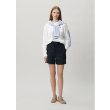 Lauren Ralph Lauren Lacivert Keten Şort