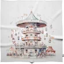 Ola Bebes Atlı Karınca Desenli Müslin Örtü