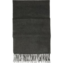 Begg&Co Arran Koyu Gri Erkek Kaşmir Atkı
