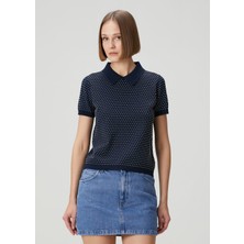 Michael Michael Kors Lacivert Puantiyeli Polo T-Shirt