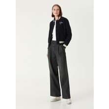 Golden Goose Journey Siyah Wide Leg Jean Pantolon
