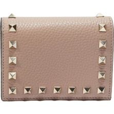 Valentino Garavani Rockstud Pudra Kadın Deri Cüzdan