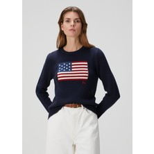Polo Ralph Lauren Lacivert Jakarlı Kazak