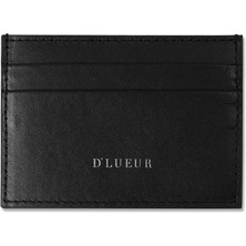 D’Lueur Atelier Mannaz Siyah Unisex Kartlık