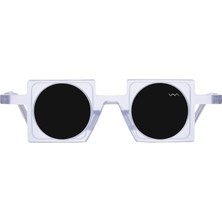 Vava BL0034 Crystal Matte Gri Asetat Erkek Güneş Gözlüğü