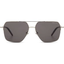 Cerruti 1881 Cr 80046 C4 Pilot Gümüş Metal Erkek Güneş Gözlüğü
