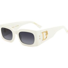 Dsquared2 SZJ9O D2 0109/S Asetat Beyaz Kadın Güneş Gözlüğü
