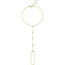 Hamza Yılmaz Jewelry Droplets 14 Ayar Altın Kadın Şahmeran Bileklik