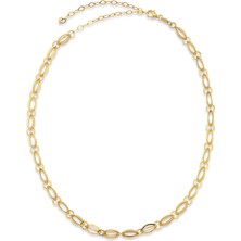 Orena Jewelry Sierra 925 Ayar Gümüş 24 Ayar Altın Kaplama Kadın Kolye