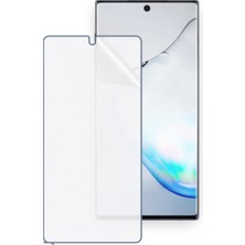 Schitec Samsung Galaxy Note 10 Uyumlu Ön Yüzey Nano Şeffaf Hidrojel Ekran Koruyucu