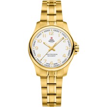 SWISS MILITARY BY CHRONO SM30201.23 Altın Sarısı Çelik Kadın Kol Saati