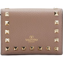 Valentino Garavani Pudra Kadın Deri Cüzdan