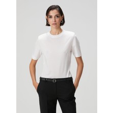 Academia Beyaz Vatkalı T-Shirt
